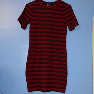 Striped Bodycon dress
